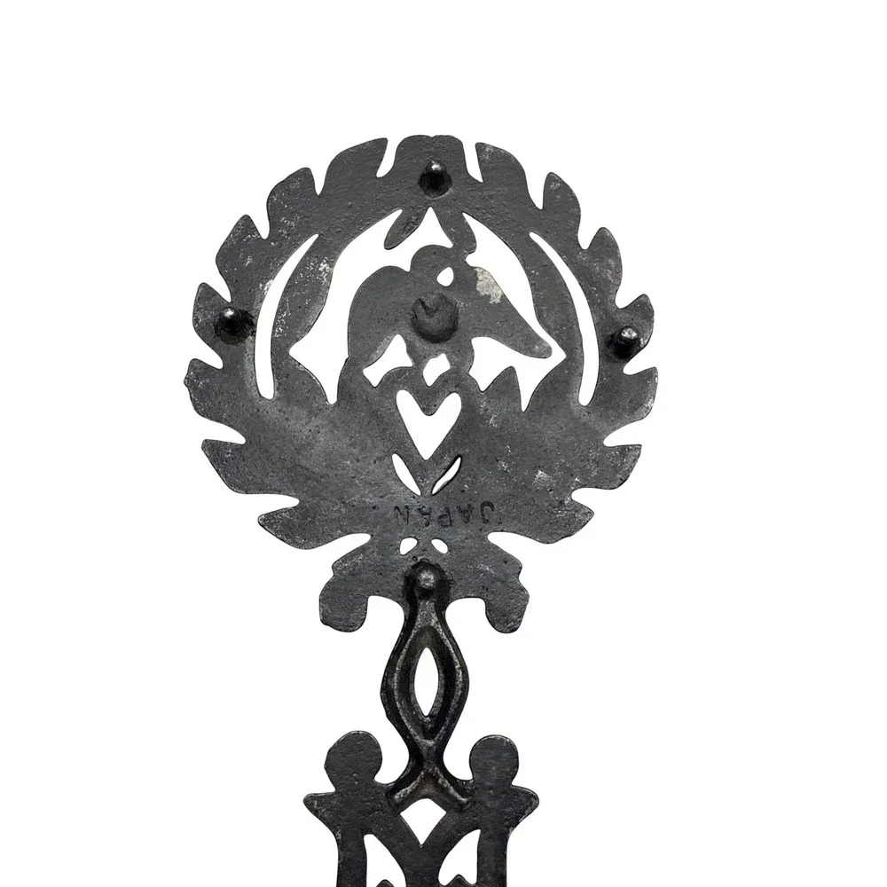 Vtg Rustic Farmhouse‎ Cast Iron Trivets Cottagecore Kitchen Primitive Wall Decor